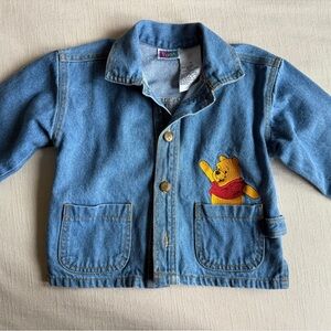 Vintage Pooh Denim Shirt/Jacket